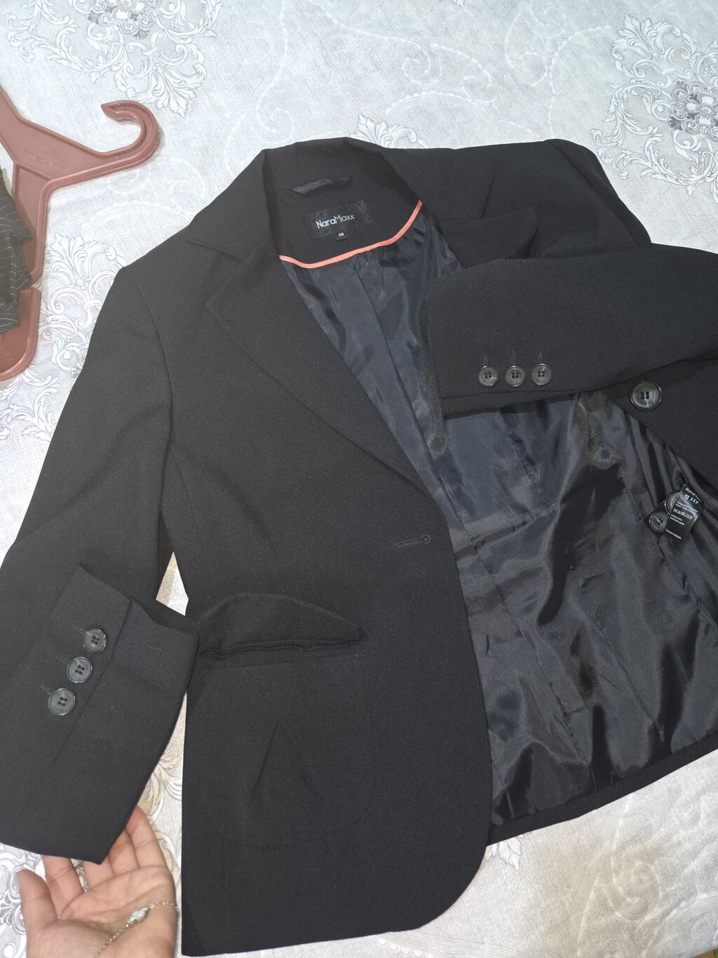NaraMaxx qadın blazer ceket - Rəng: qara - Model: klassik, tək düyməli — Caketi, Mehdiabad (3)