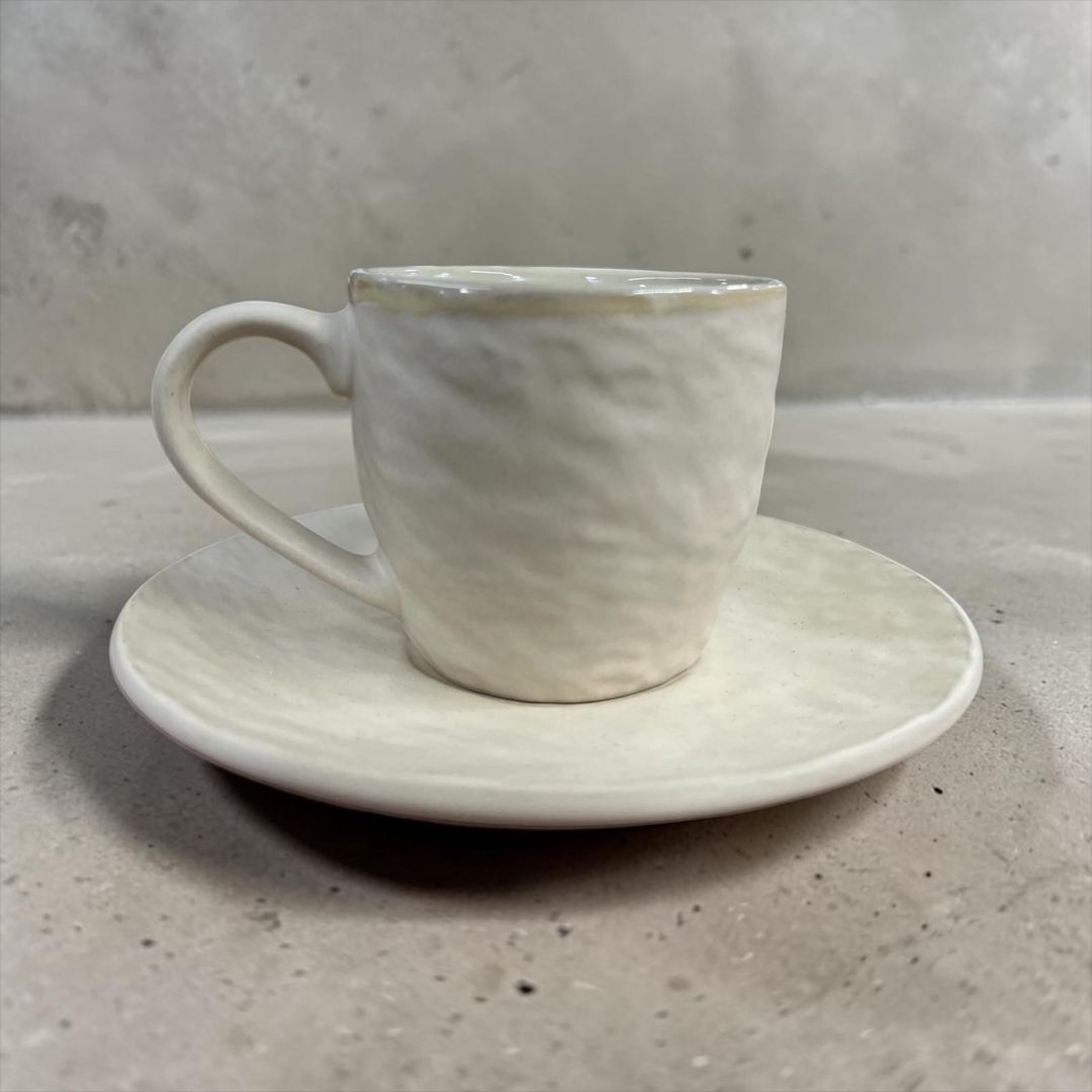 Çay dəsti Danny Home 5498, keramika, krem, 250 ml, 12 əd — Mallar, Bakı