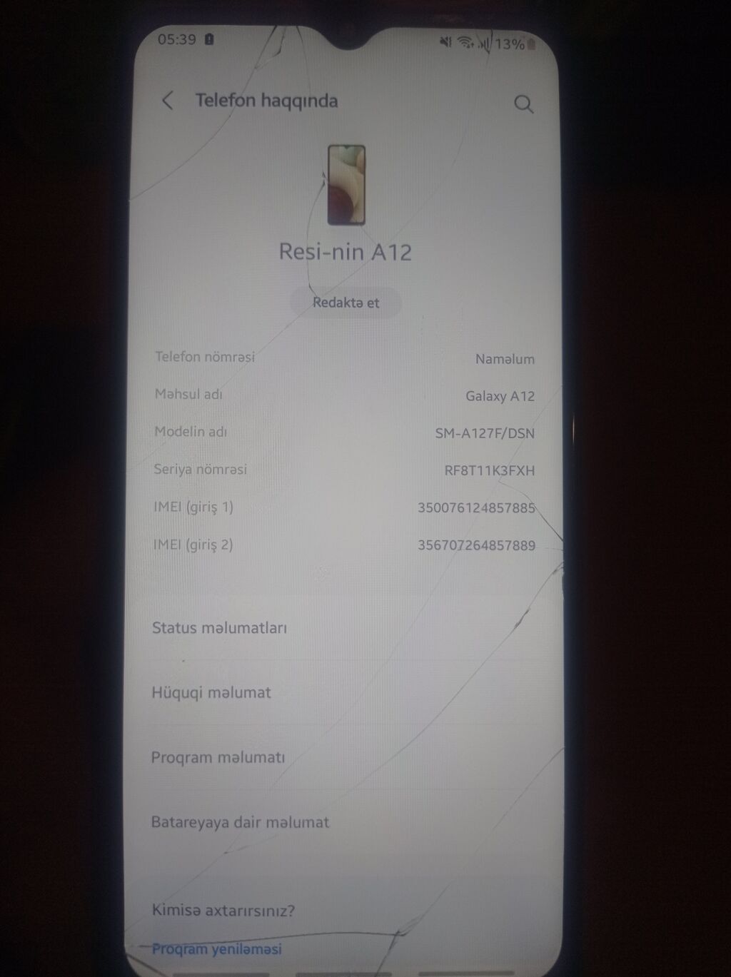 Samsung Galaxy A12, rəng - Qara, İki sim kartlı — Samsung, Bakı (4)