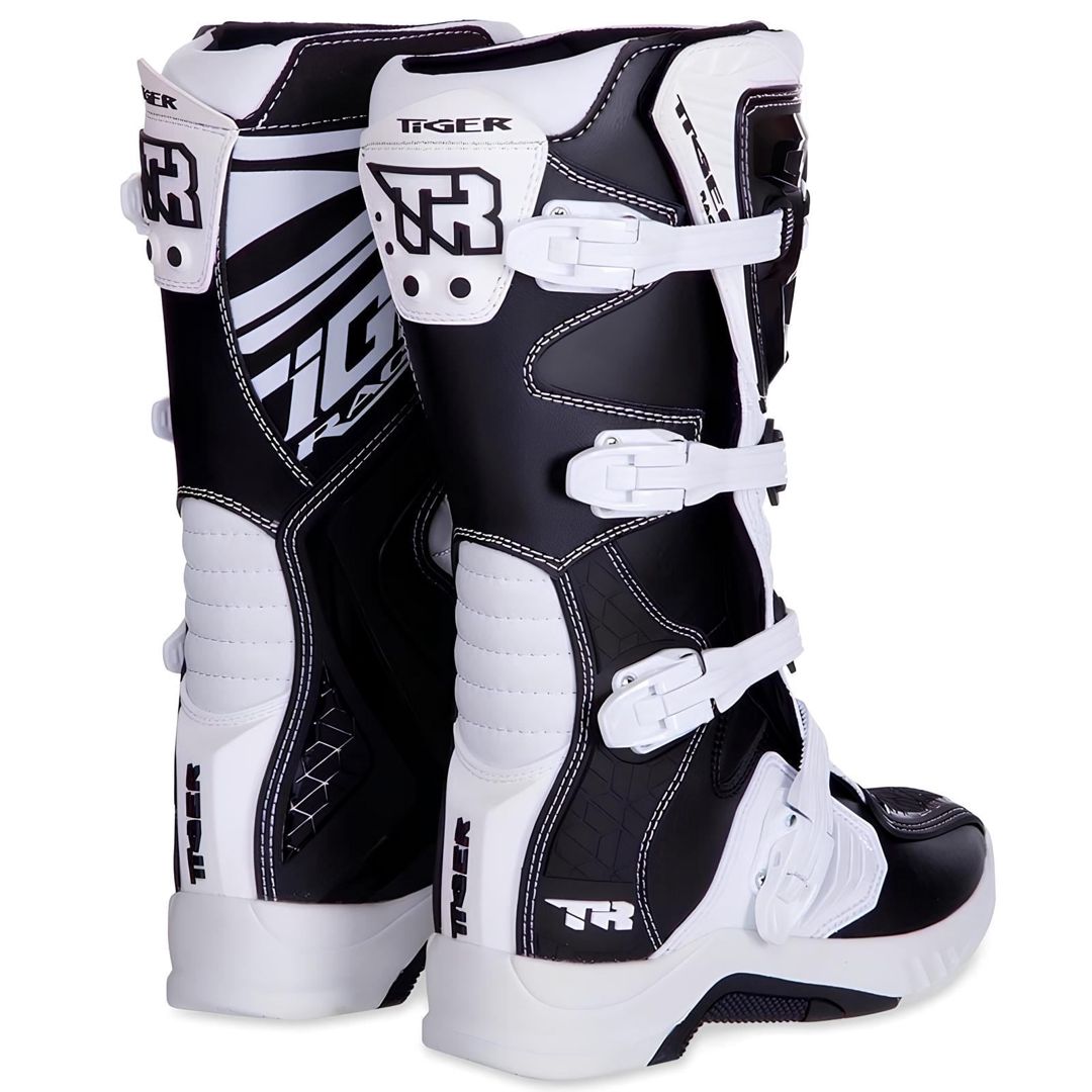 Kişi üçün motosikl çəkmələri Tiger Racing MTR-E002, ölçü 41, qara/ağ — Mallar, Bakı (2)