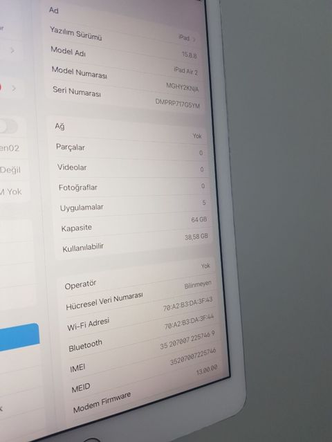İşlənmiş Apple iPad Air 2, 9,7", 64 GB — Bakı