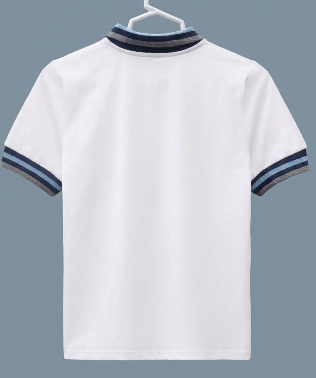 Məktəbli qısaqol polo 2849328, ağ, pambıq, ölçü 5 yaş — Mallar, Bakı (2)
