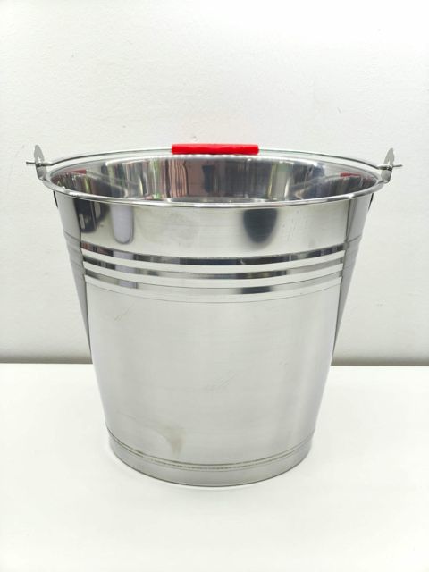 Vedrə, paslanmayan polad, gümüşü, 12 l — Bakı