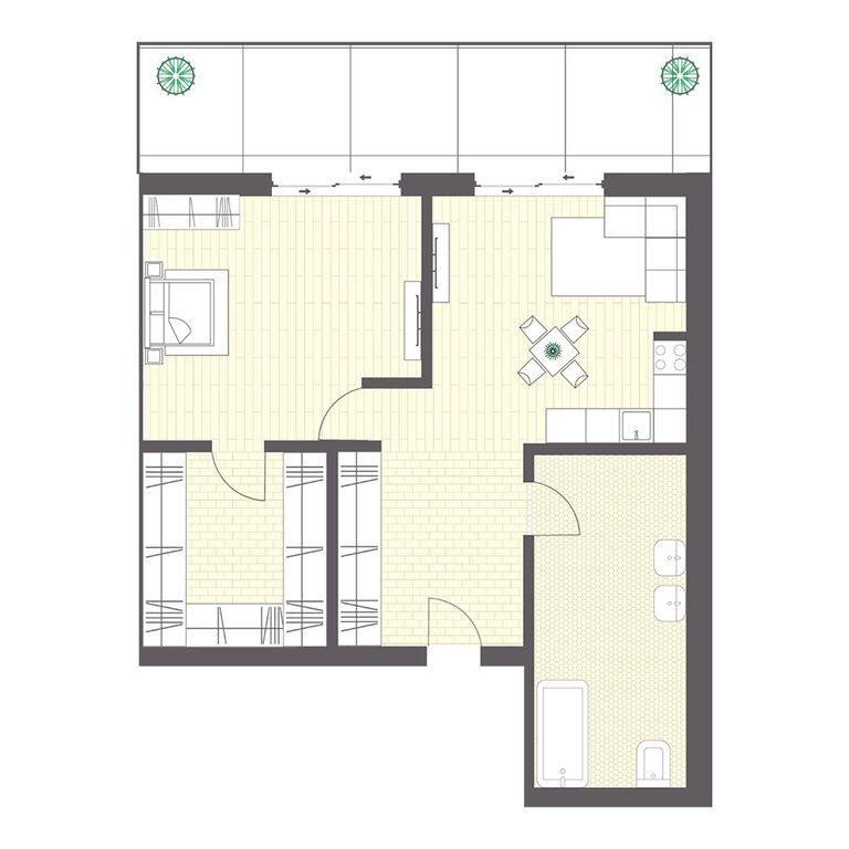 Satılır 2 otaqlı yeni tikili 99.3 m² — Mənzil, Bakı (8)