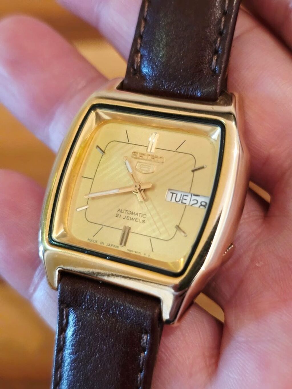 Seiko 5 avtomatik qol saatı - Model: Seiko 5 (Made in Japan qeydli) — Qol saatları, Bakı (3)