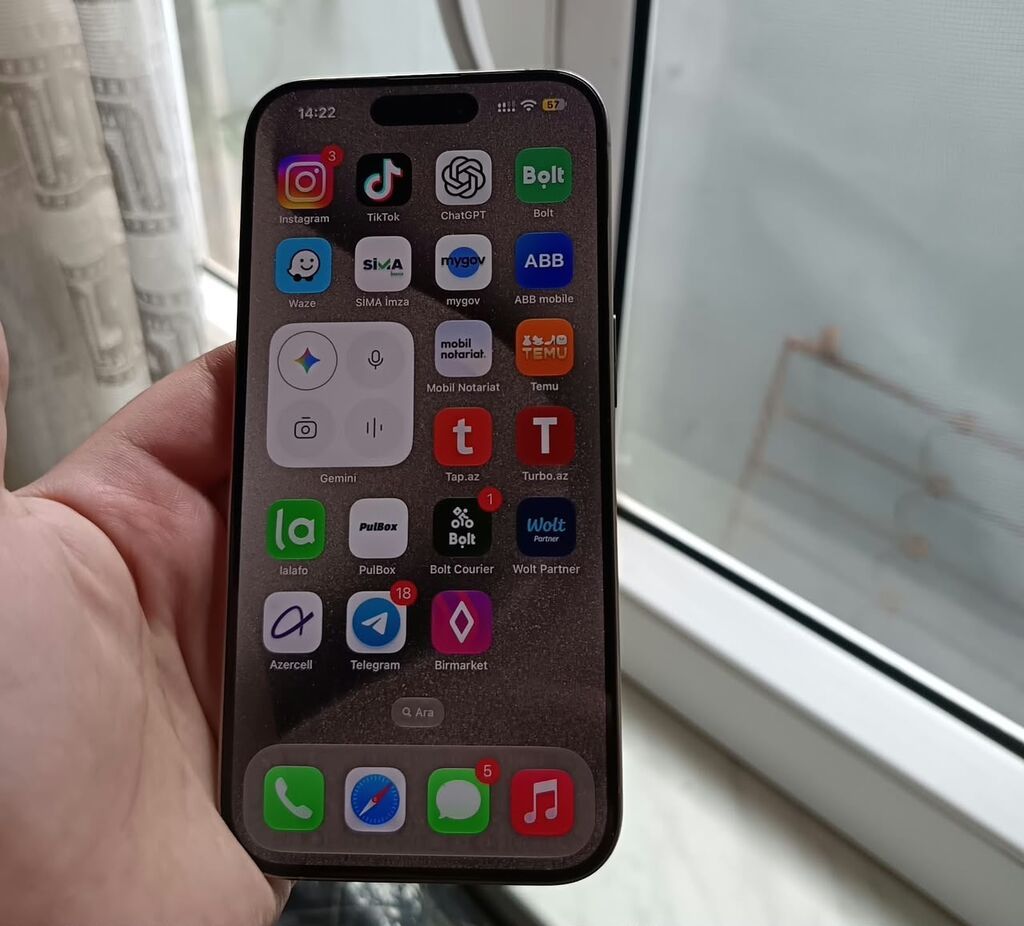 IPhone 15 Pro, 128 GB, Natural Titanium, Face ID — Apple iPhone, Bakı (8)