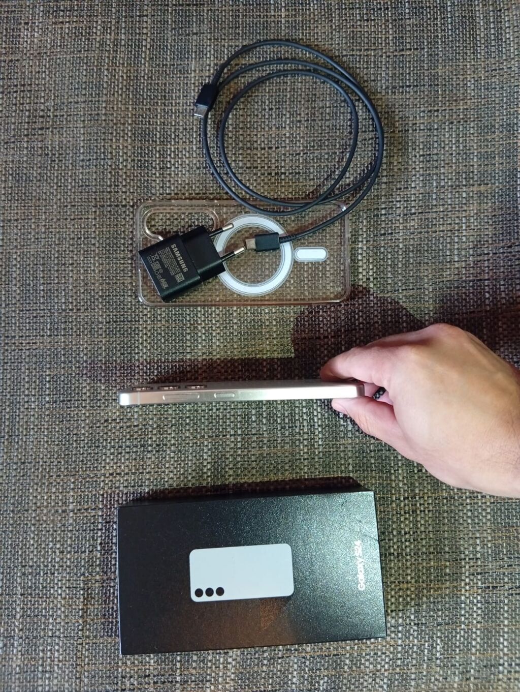 Samsung Galaxy S24, 128 GB, rəng - Ağ, Barmaq izi — Samsung, Bakı (3)