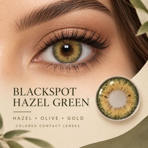 Blackspot Hazel Green rəngli kontakt linzalar - Rəng palitrası — Bakı