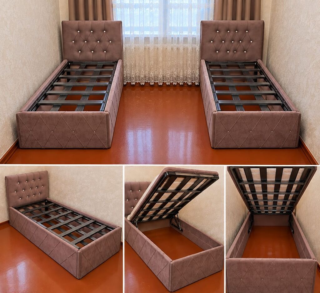 2 eded bazali (matrassiz) ela veziyyetde çarpayi .Sifarişlə hazirlanib — Mebel, Bakı