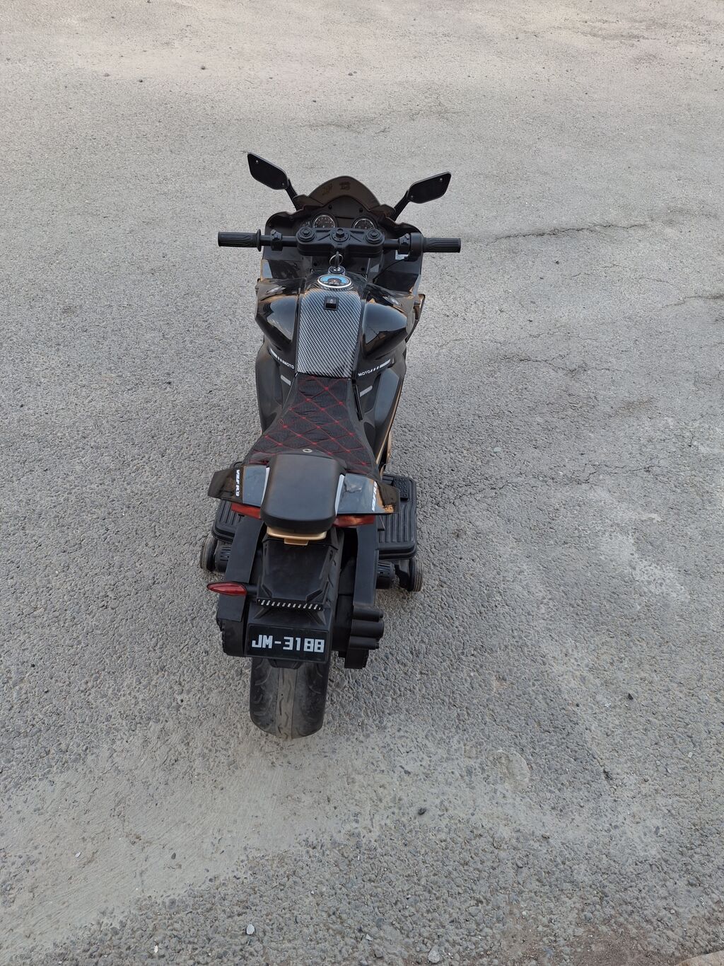 Uşaq üçün elektrikli motosiklet – sport dizayn - Model: JM-318B — Oyuncaq nəqliyyatı, Qobustan (3)