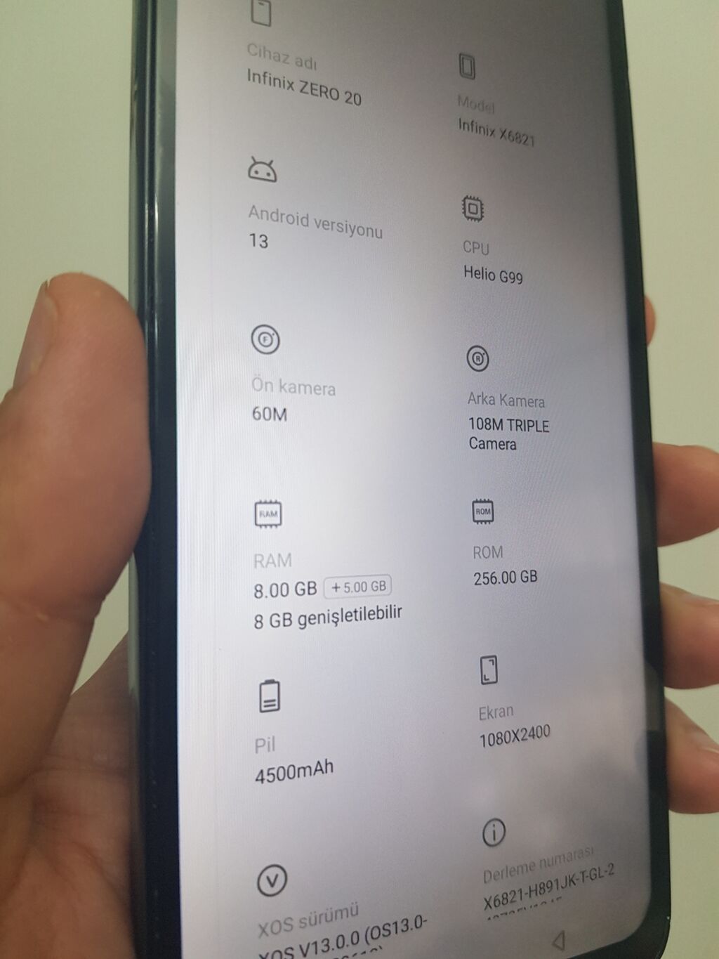Infinix Zero 2023, 256 GB, rəng - Qara, Sensor — Infinix, Masazır (2)