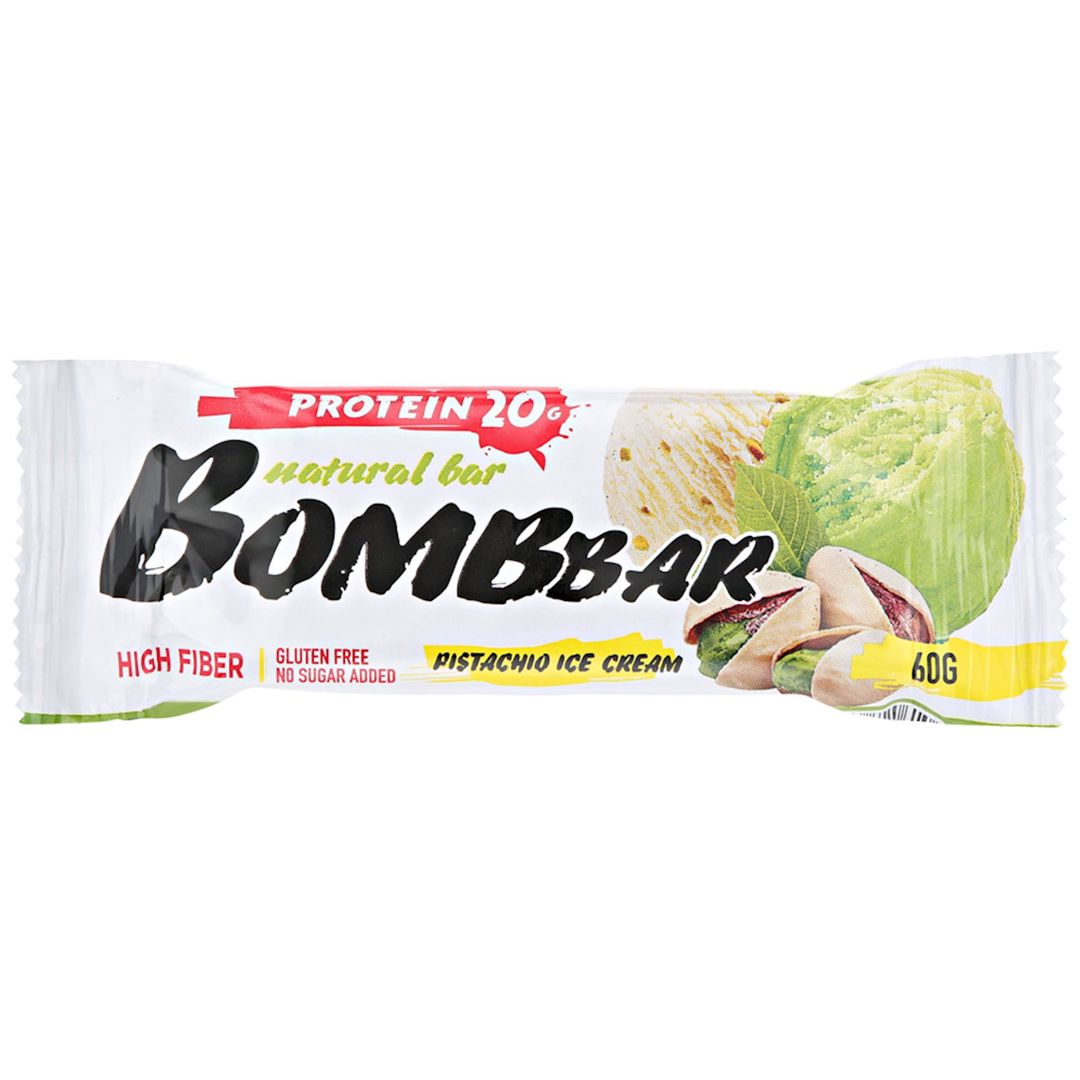 Proteinli baton Bombbar Püstə dondurması 60q, 20 əd — Mallar, Bakı (2)