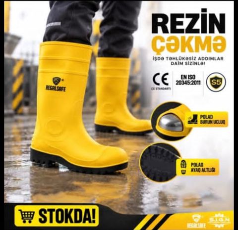 Yağış əleyhinə rezin çəkmə — Bakı