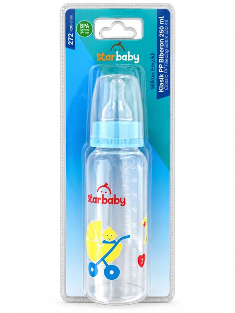 Butulka Star Baby, 0 ay+, polipropilen, BPA Free plastik, 250 ml — Bakı
