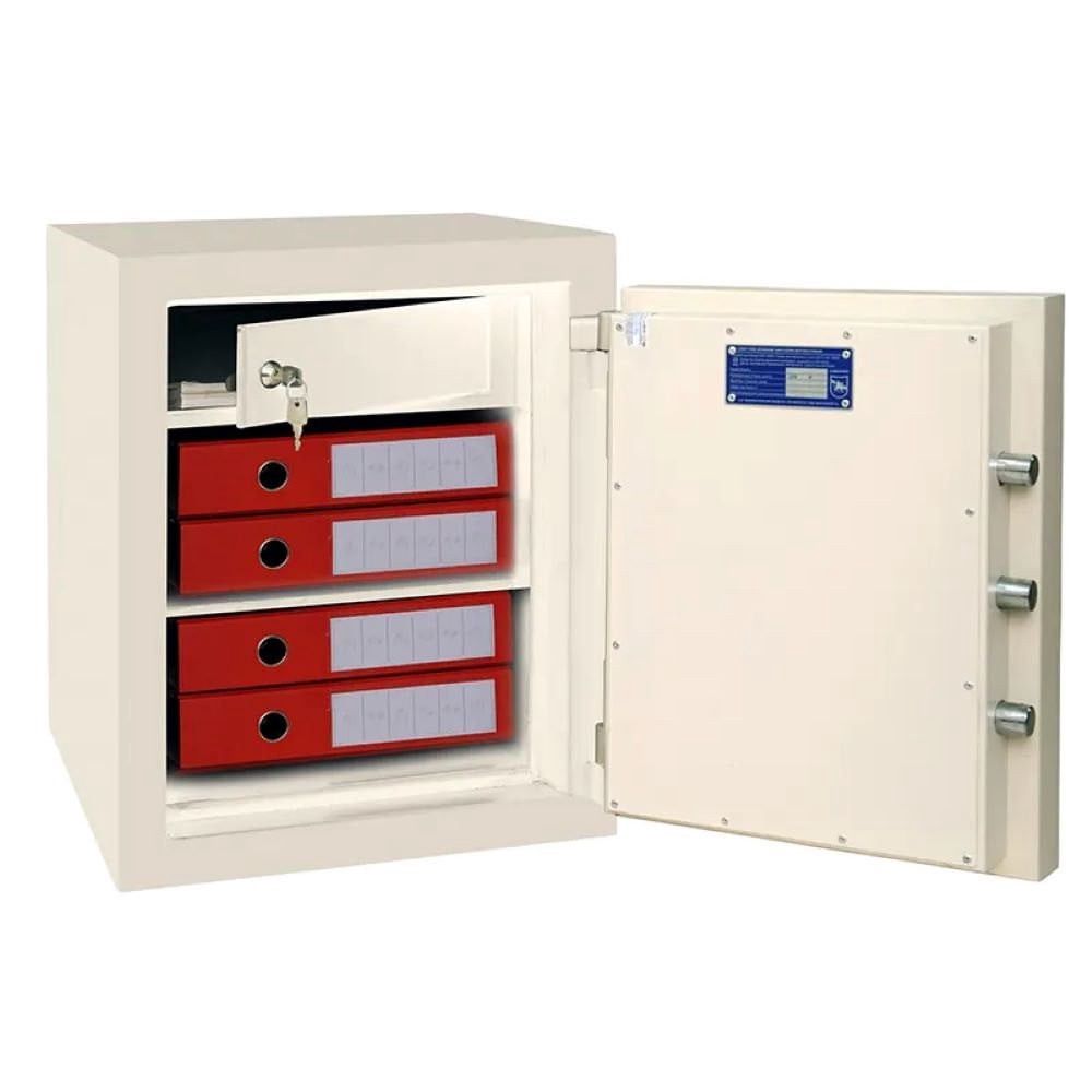 Seyf Griffon FSL.57.K.E, odadavamlı, açar və elektron kodlu kilid ilə, 560x445x445 mm — Mallar, Bakı (2)