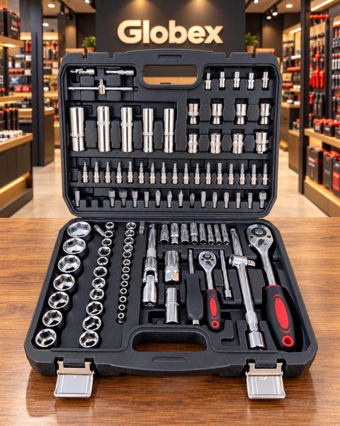 Açar dəsti 108 pcs model (kod: elv25257-55) — Bakı