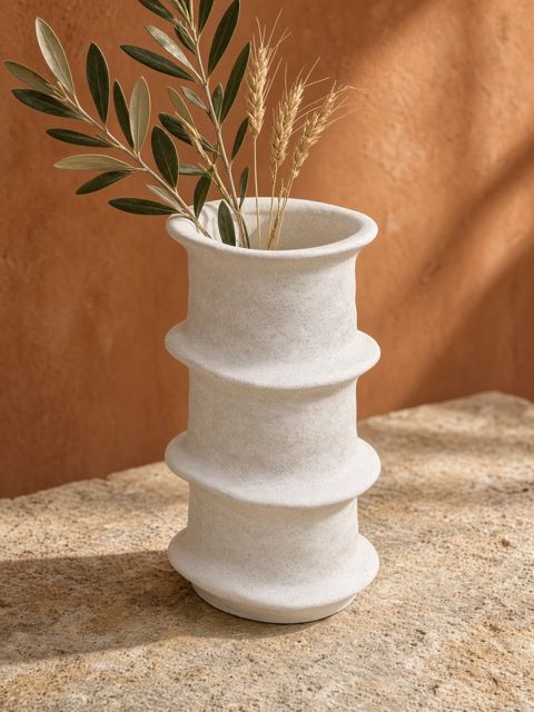 Güldan 85488605, keramika, ağ, 20 sm — Bakı