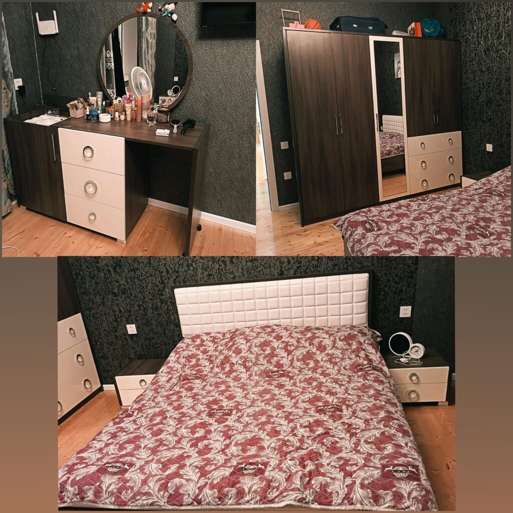 Yataq dəsti satılır 440₼. matrası var.Ünvan Saray qəs. 7094. Fatimə99 — Mebel, Bakı