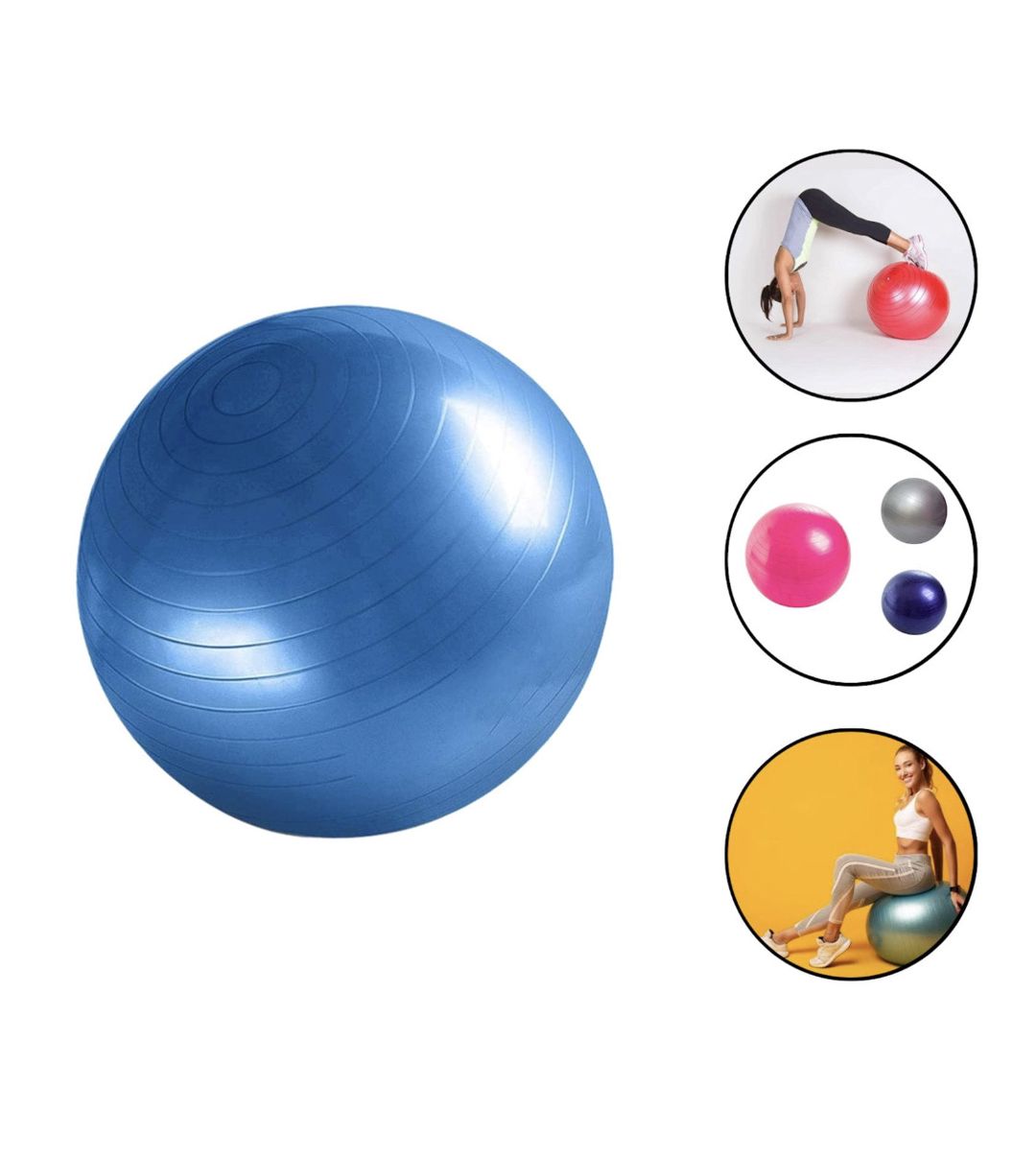 Fitnes topu XG-34, göy, 85 sm — Mallar, Bakı