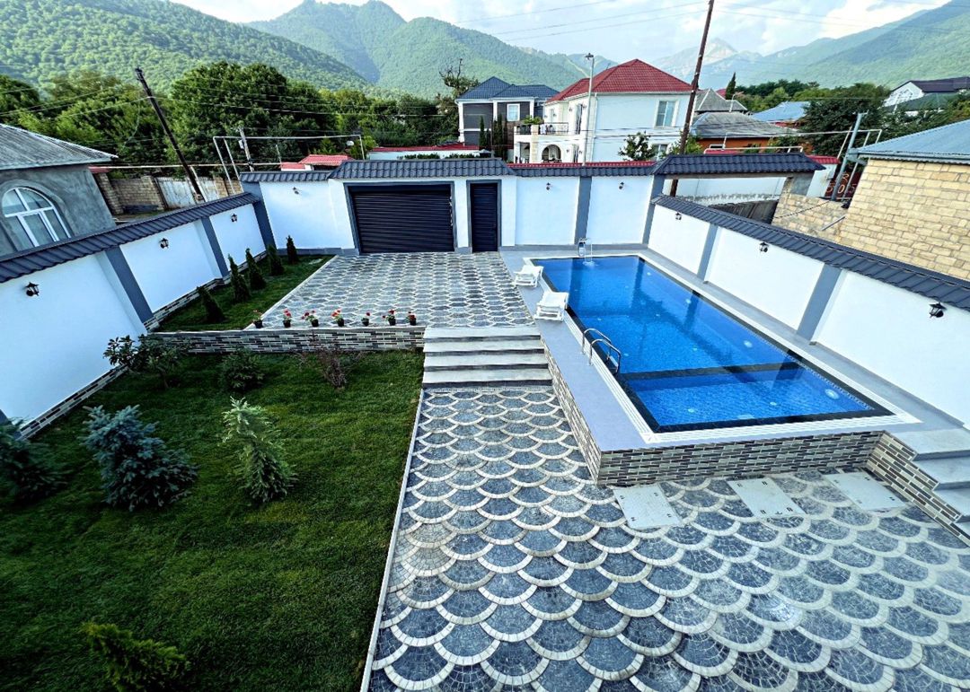 İcarəyə verilir 6 otaqlı həyət evi/bağ evi 240 m² — Ev, villa, Qəbələ (3)