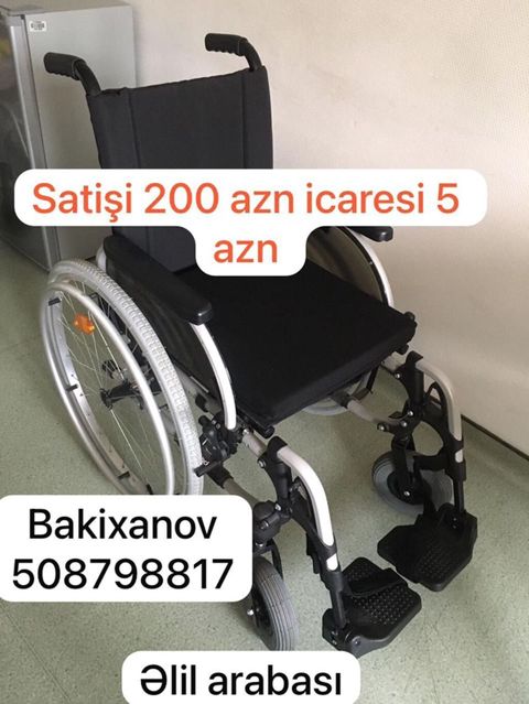 Məhsul: əlil arabası (manual) Xüsusiyyətlər: - Yüngül metal/alüminium — Digah