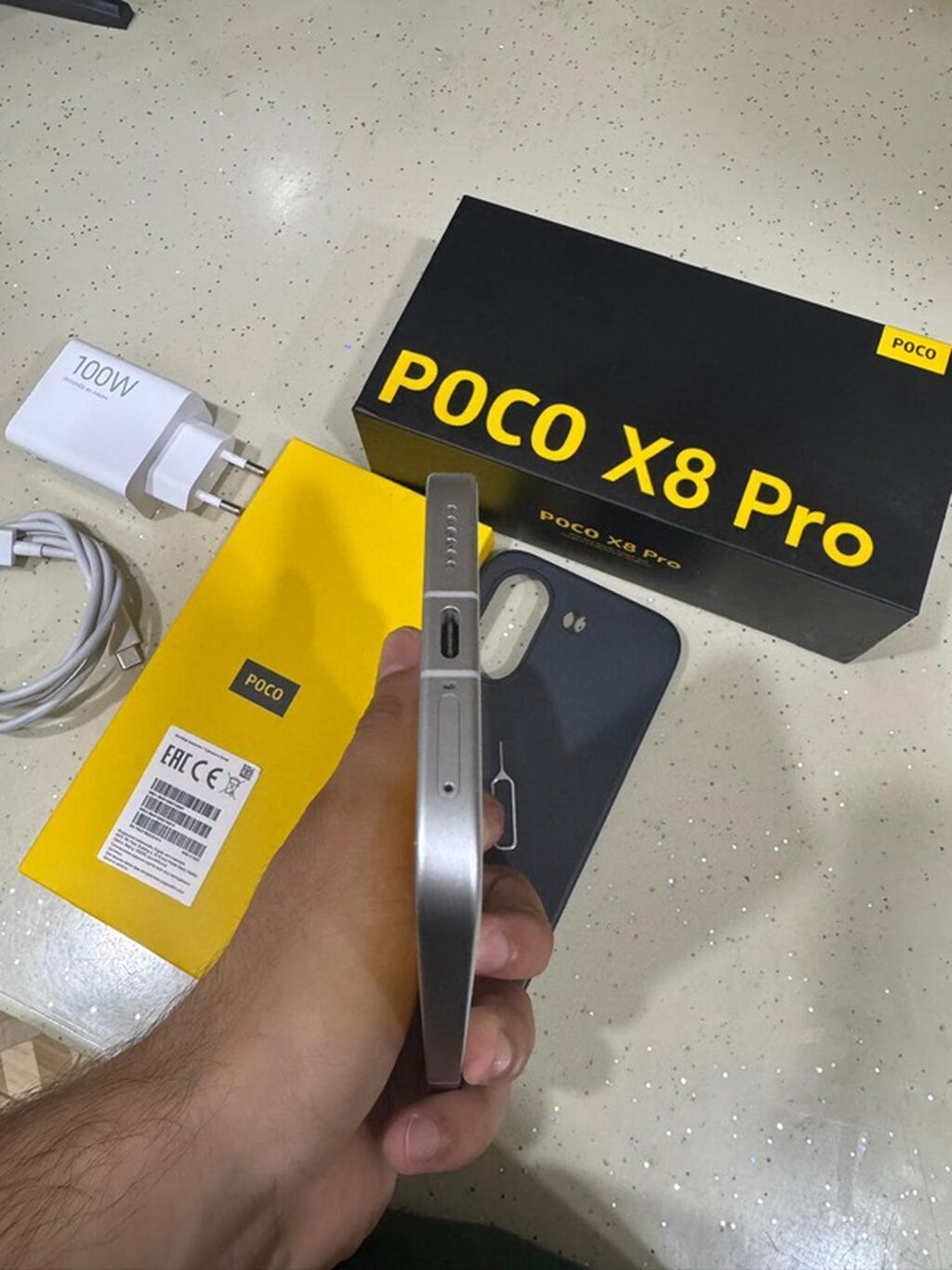 Poco X8 Pro, 512 GB, rəng - Ağ, Barmaq izi — Xiaomi, Bakı (4)