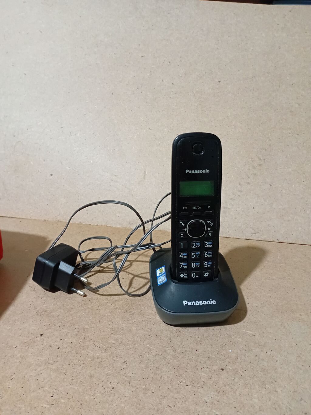 Panasonic simsiz ev telefonu və şarj bazası - Brend/model: Panasonic — Kabel və radio telefonları, Digah (2)
