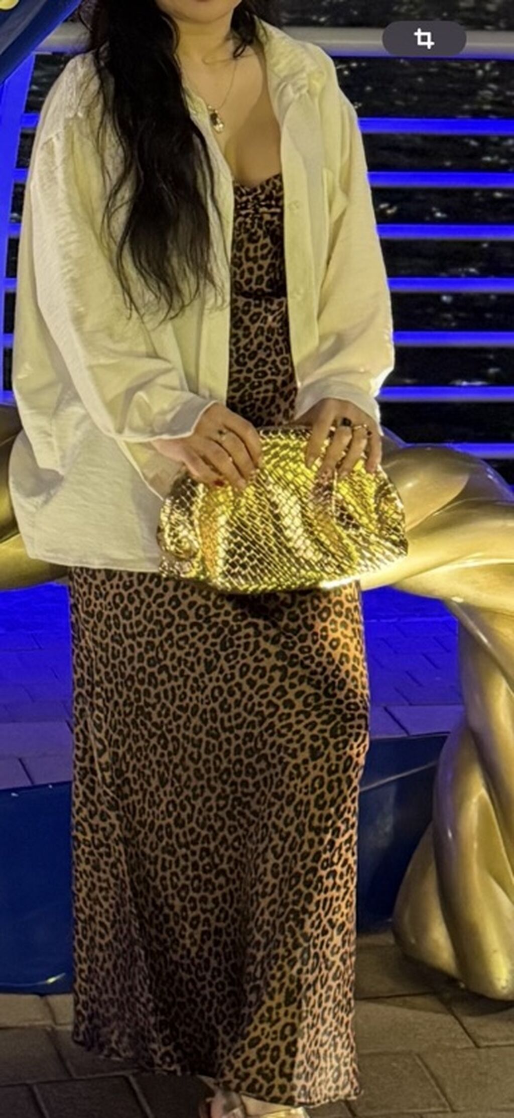 Zaradan alib 1defe geyinilib Leopard printli maxi don - Dizayn — Gündəlik paltarlar, Xırdalan (2)