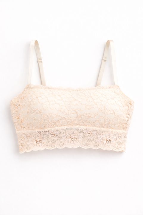 Büsthalter-bralet Adonis, krem, poliamid/poliester/elastan, ölçü XL — Bakı