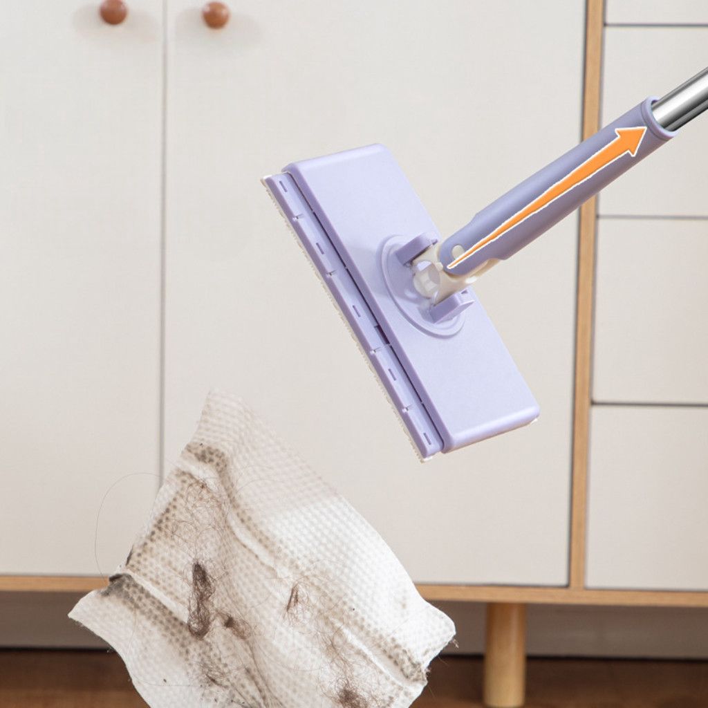 Platformalı lif süpürgə, metal/plastik, bənövşəyi, 91 sm — Mallar, Bakı (2)