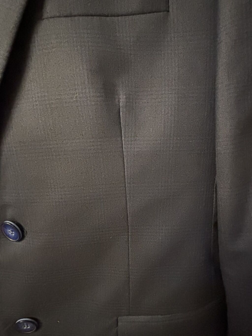 Gold Baggi kişi kostyumu – “2 Buttons Slim” model - Rəng: tünd göy — Kostyum, Xırdalan