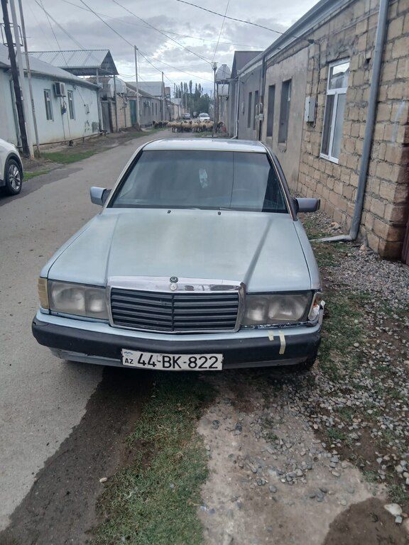 Mercedes 190, 2.0 L, 1991 il, 250 000 km 44-BK-822 — Avtomobillər, Gəncə
