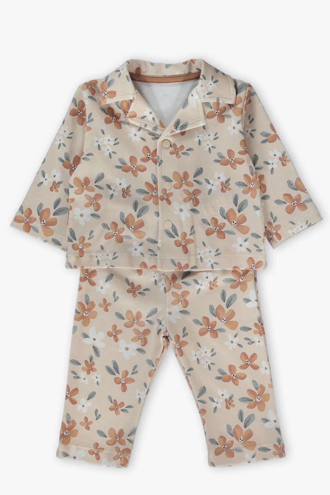 Şalvarlı pijama dəsti Bebetto F1550, narıncı, pambıq, ölçü 18-24 ay — Mallar, Bakı