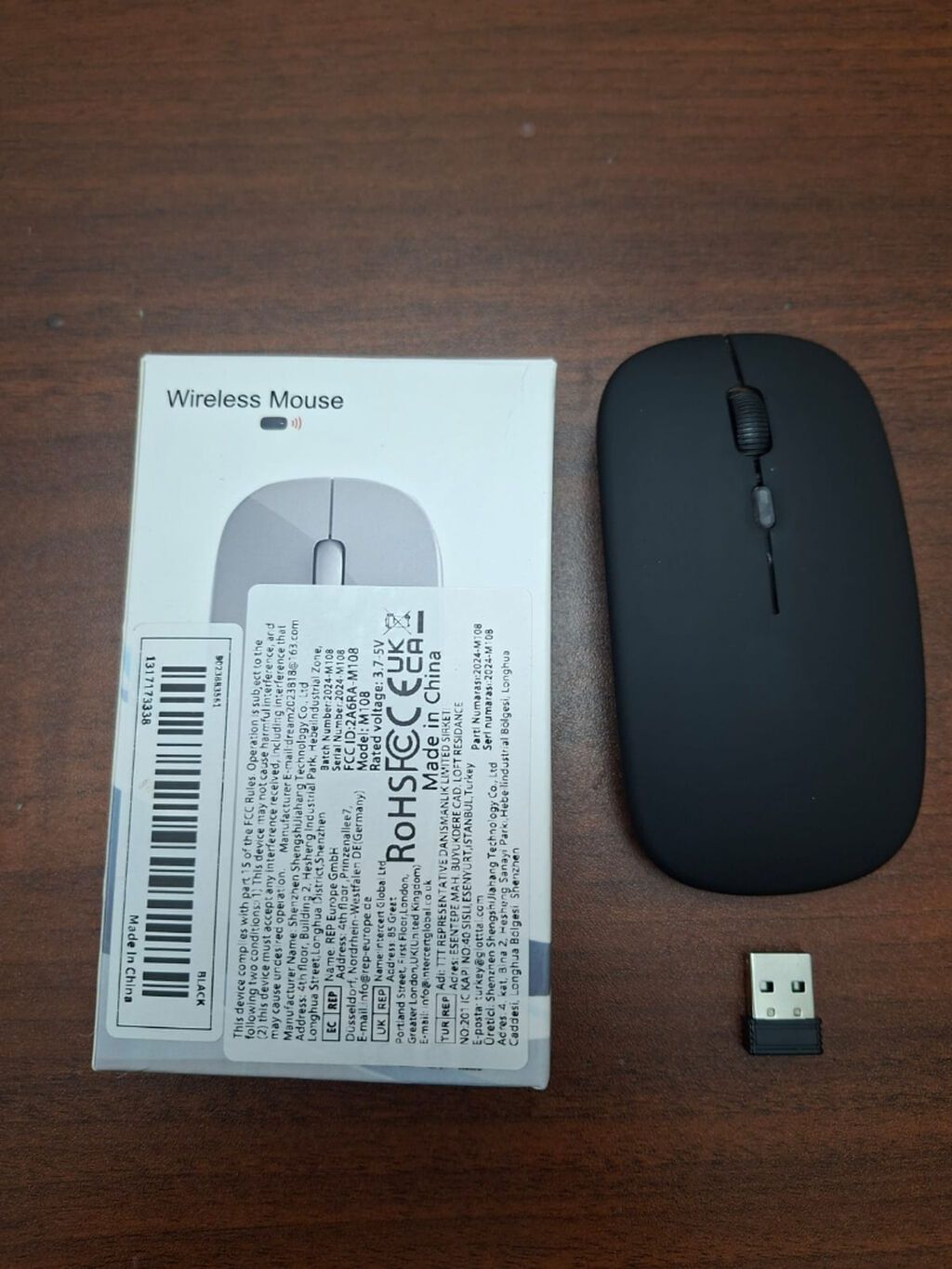 Doogee simsiz kompüter siçanı Qoşulma: 2.4 GHz USB nano qəbuledici və — Klaviaturalar və siçanlar, Bakı (3)