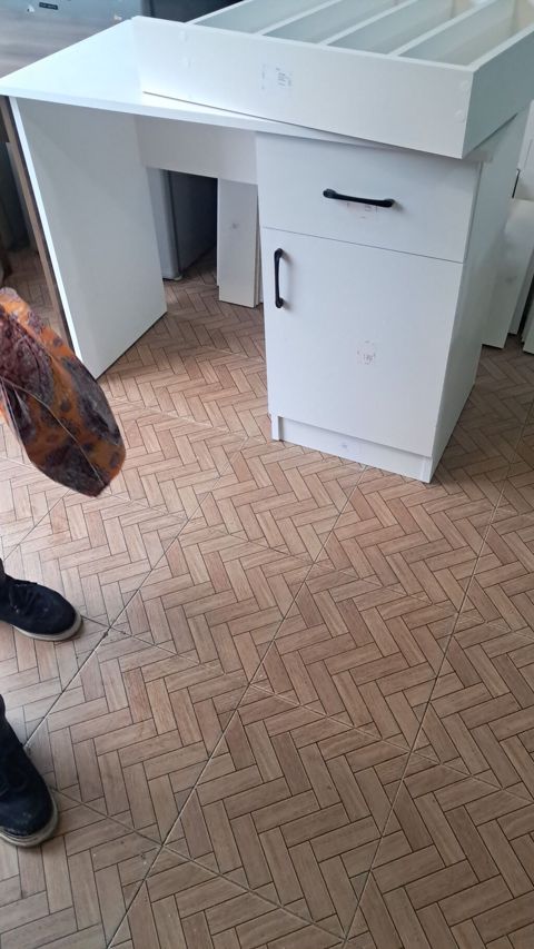 Ağ rəngli iş masası/stol üstü modul dəsti - Material: laminat/LDSP ağ — Bakı