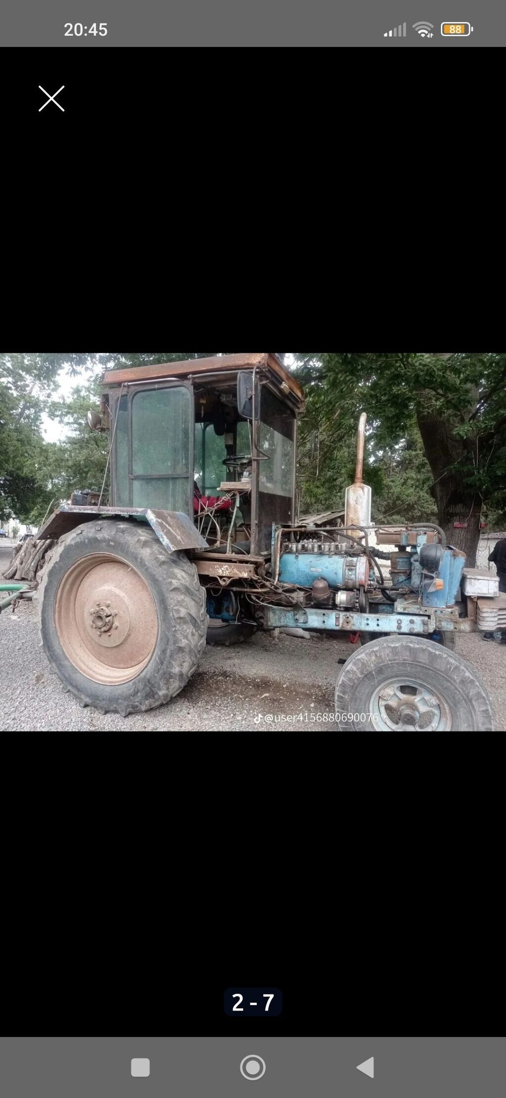 MTZ Belarus təkərli traktor - Kabinli konstruksiya, geniş görünüşlü — Traktorlar, Bərdə (2)