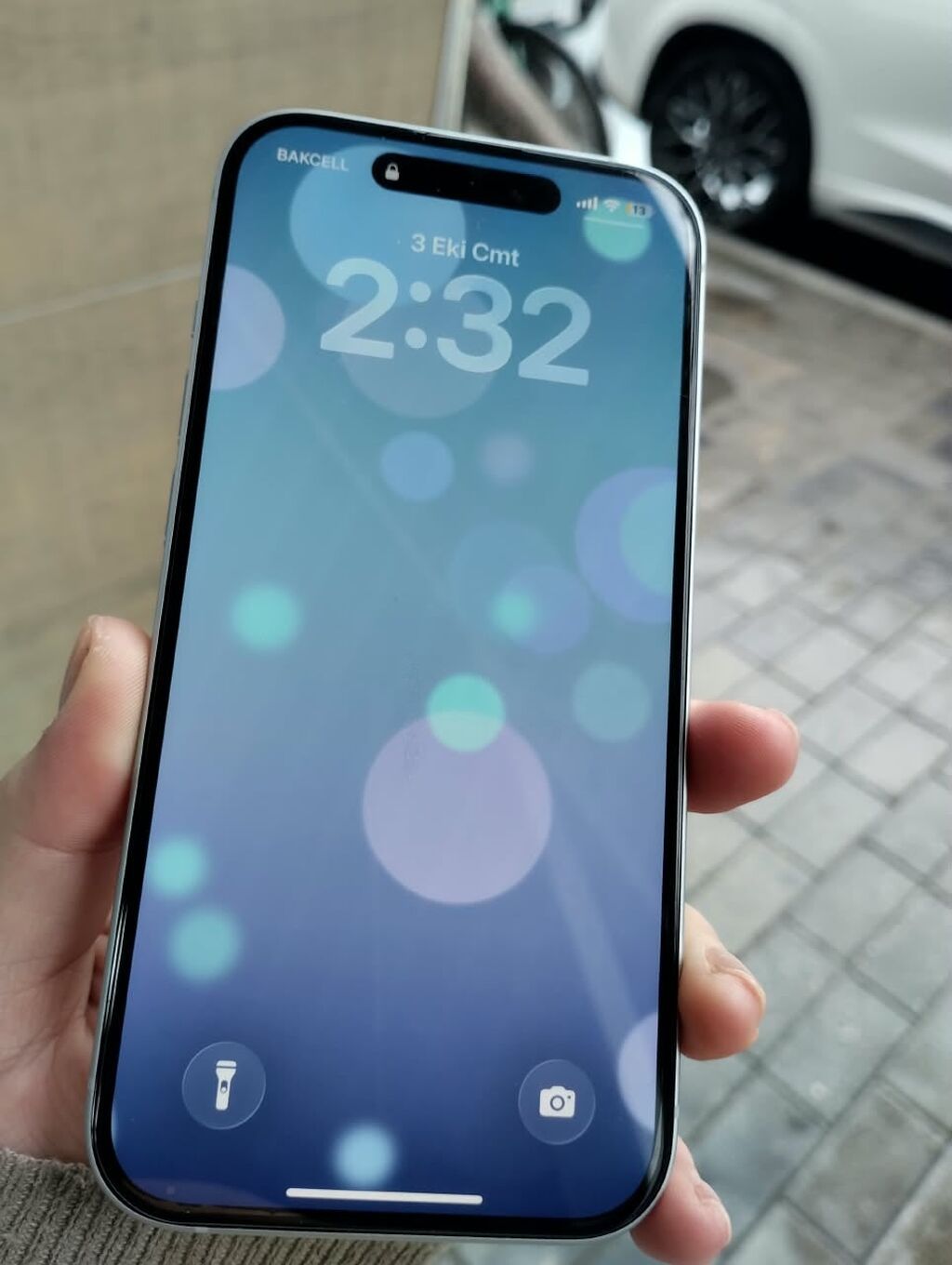 IPhone 15, Ağ, Face ID — Apple iPhone, Bakı (6)