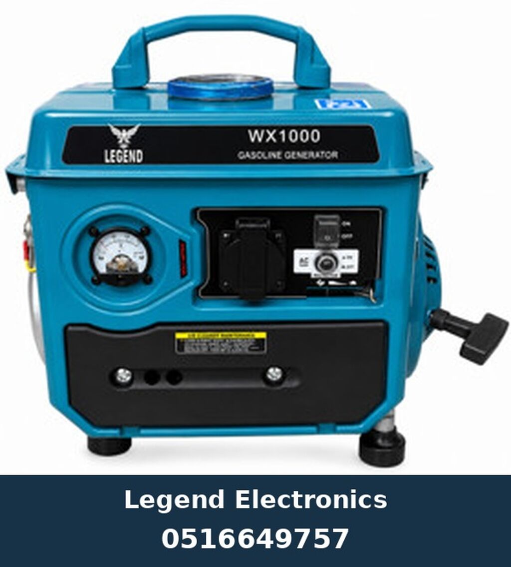 Elan başlığı: Benzin generatoru Legend WX1000, 1.2 kVt, 220 V Elan — Generatorlar, Bakı