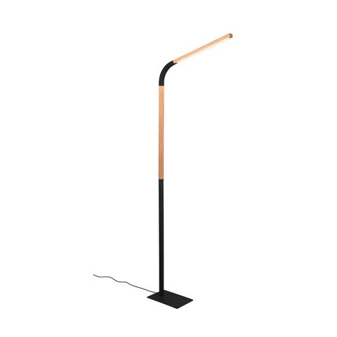 Döşəmə lampası Trıo metal qara/ağ E27 60W - 445210132 — Bakı