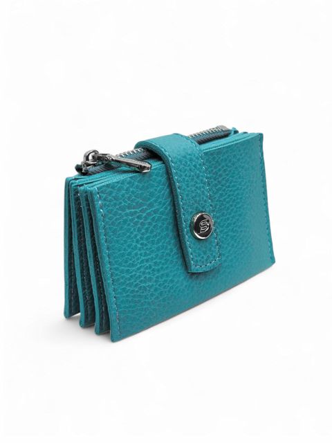 Portmone Saralyn KB-117, poliuretan, zümrüd, 7 sm — Bakı
