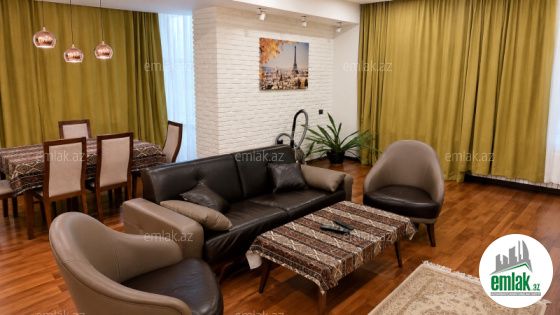 Satılır 3 otaqlı 135 m² yeni tikili Şah İsmayıl Xətai m — Mənzil (3)