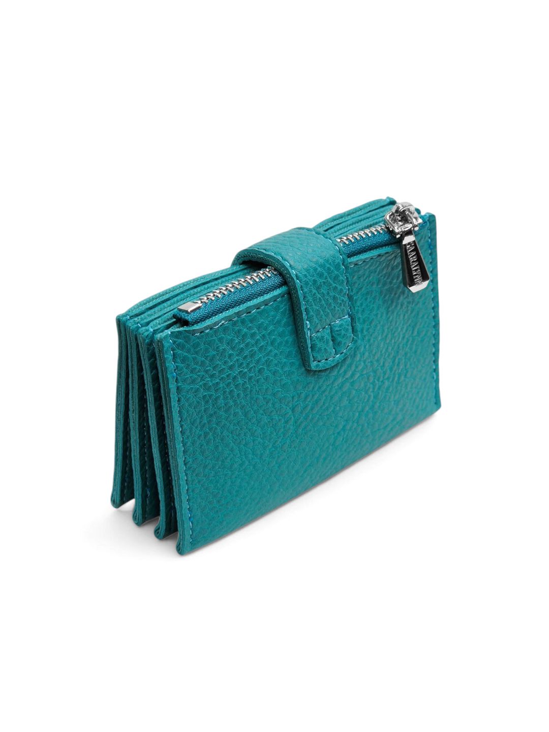 Portmone Saralyn KB-117, poliuretan, zümrüd, 7 sm — Mallar, Bakı (3)