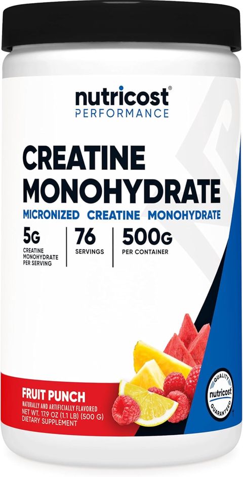 Kreatin Nutricost Monohydrate Fruit Punch, 500 q — Bakı