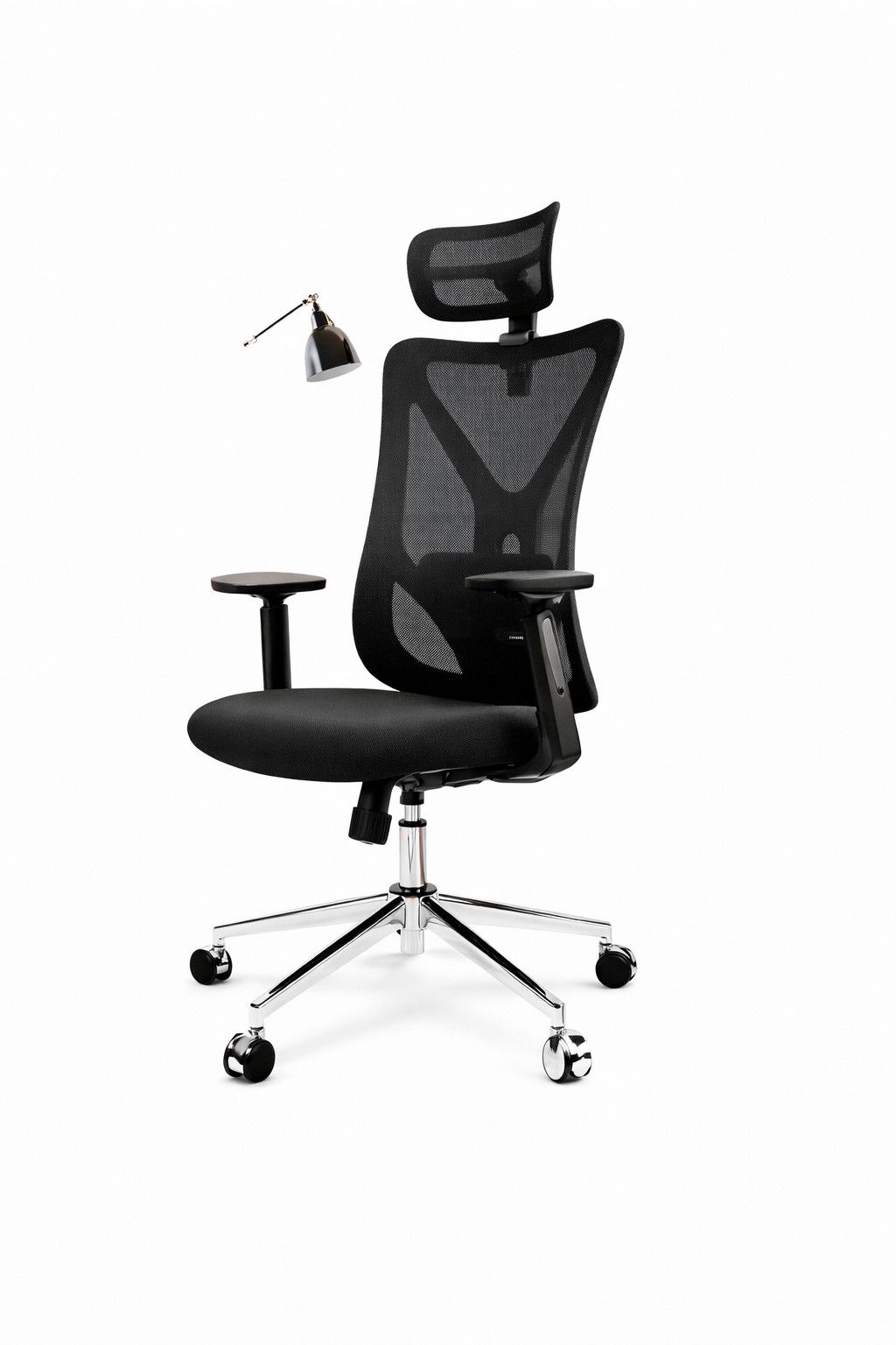 Ofis üçün kreslo Deli KF-220, eko dəri/tor/parça, qara — Mallar, Bakı