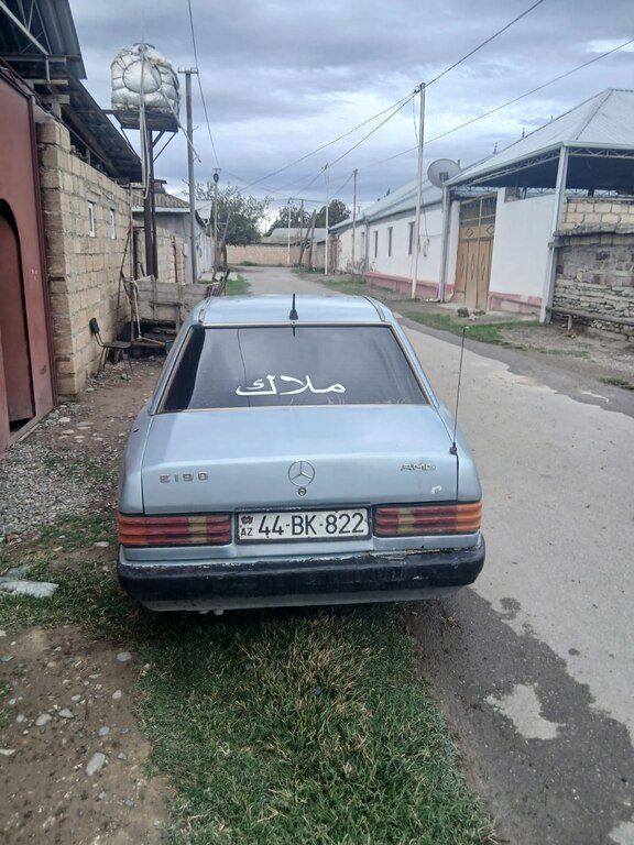Mercedes 190, 2.0 L, 1991 il, 250 000 km 44-BK-822 — Avtomobillər, Gəncə (2)