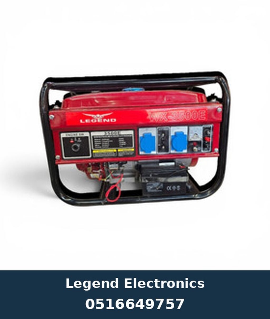 Elan başlığı: Benzin generator Legend WX-3500E, 3.5 kVt Elan mətni — Generatorlar, Bakı