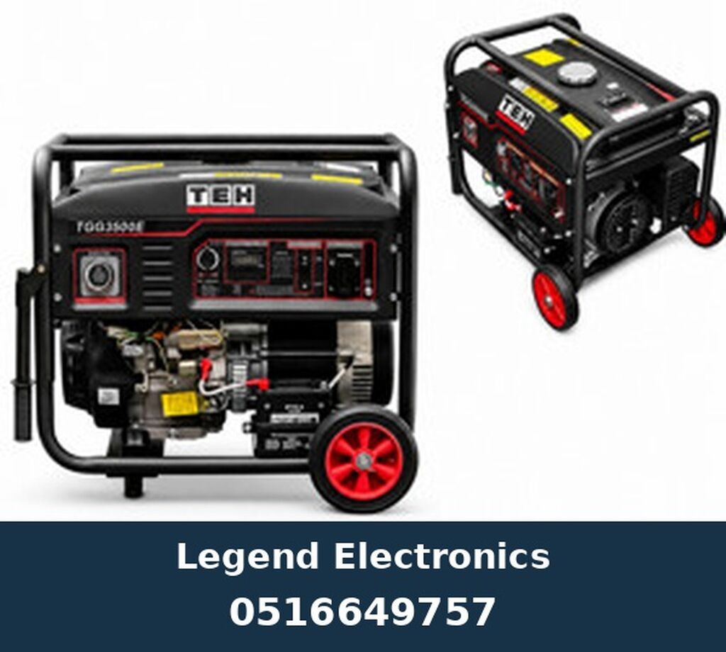 Elan başlığı: Benzin generatoru TEH, TGG3500E, Benzin, 2.8 kVt, 230 V — Generatorlar, Bakı