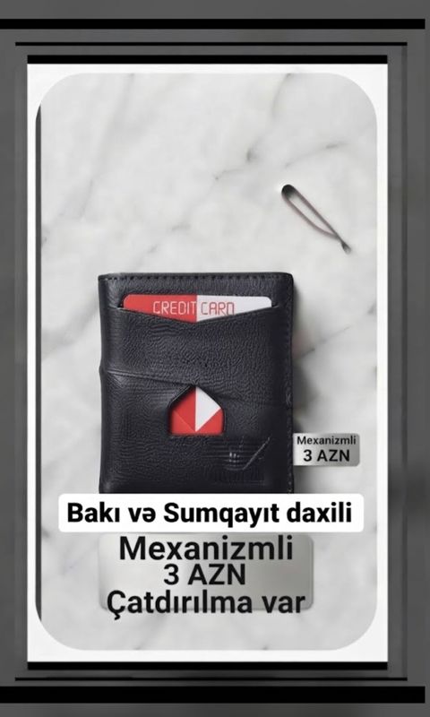 Mexanizimli kartlıq – kompakt və zərif dizayn. - Material: görünüşlü — Sumqayıt