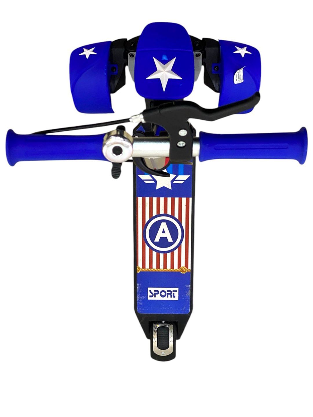 Samokat Captain America M6584, göy — Mallar, Bakı (3)