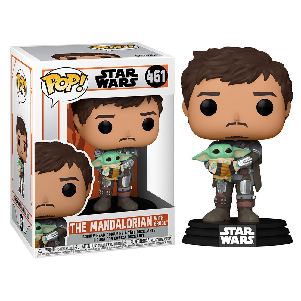 Funko. First POP Star Wars: Mandalorian- Mando Holding Child — Kitablar, Bakı